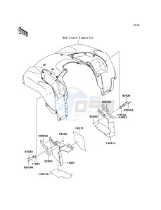 KVF750_4X4 KVF750D8F EU GB drawing Flap