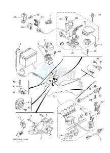 XP500A T-MAX T-MAX 500 (59CD) drawing ELECTRICAL 1