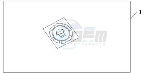 CB1000RA9 UK - (E / ABS MPH) drawing FUEL FILLER PAD