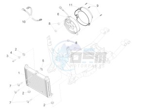 Audace 1400 Carbon 1380 (NAFTA) drawing Oil radiator