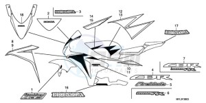 CBR1000RRA Australia - (U) drawing STRIPE/MARK (4)