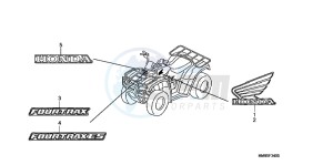 TRX250TMC drawing MARK