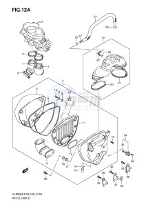 VL800 (E3-E28) VOLUSIA drawing AIR CLEANER (MODEL K9 L0)