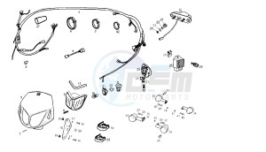 SENDA SM DRD RACING LTD - 50 CC VTHSR2D2B EU2 drawing WIRING HARNESS