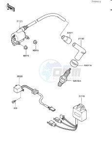 KLT 160 A [KLT160] (A1) [KLT160] drawing IGNITION