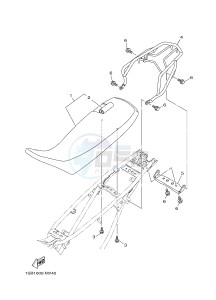 XTZ125E (1SBB) drawing SEAT