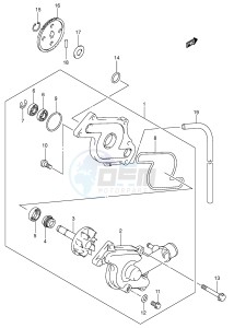 SV650 (E2) drawing WATER PUMP