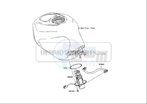 ZX-6R NINJA - 636 cc (EU) drawing FUEL PUMP