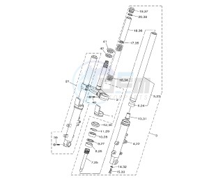 XP T-MAX SV 500 drawing FRONT FORK