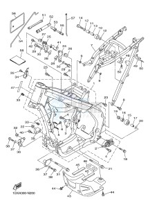 WR450F (1DXA) drawing FRAME