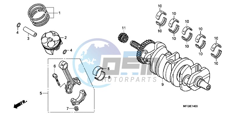 CRANKSHAFT/ PI STON