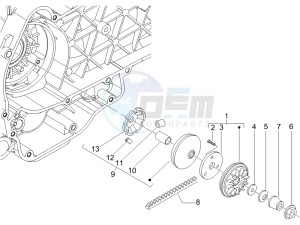 Runner 125 VX 4t e3 drawing Driving pulley