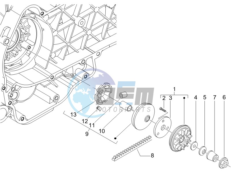 Driving pulley