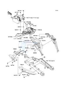 Z1000 ZR1000DDF FR GB XX (EU ME A(FRICA) drawing Rear Fender(s)