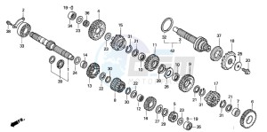 CBR1100XX SUPER BLACKBIRD drawing TRANSMISSION