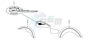 VT750C drawing MARK