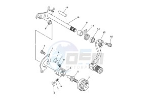 YZ F 250 drawing SHIFT SHAFT