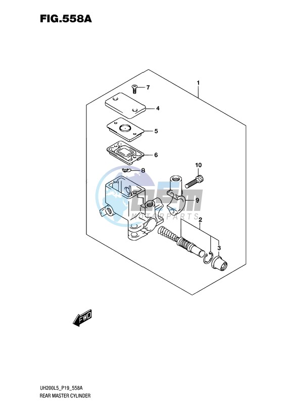 REAR MASTER CYLINDER