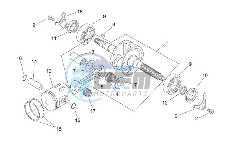 Crankshaft - Piston