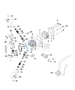 CITYSTAR 125 AC drawing CYLINDER