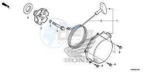 TRX500FA6F TRX500FA ED drawing RECOIL STARTER