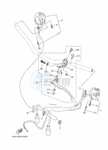 MT-03 MTN320-A (B9A7) drawing HANDLE SWITCH & LEVER