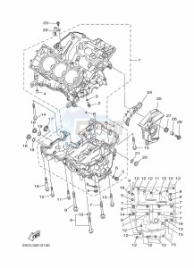 TRACER 900 GT MTT850D (B1JD) drawing CRANKCASE