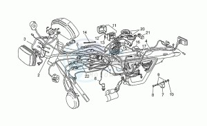 Targa 750 drawing Electrical system