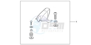 CBR1000RA9 Korea - (KO / ABS MME) drawing CARBON FIBER HUGGER