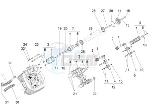 Griso S.E. 1200 8V USA-CND drawing LH cylinder timing system II