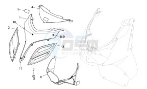 Sport City Cube 250-300 ie e3 drawing Front body - Front cover