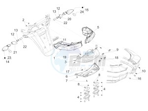 MP3 300 LT BUSINESS - SPORT ABS - ENJOY (EMEA) drawing Rear headlamps - Turn signal lamps