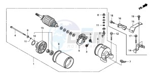 TRX400EX FOURTRAX 400 EX drawing STARTING MOTOR