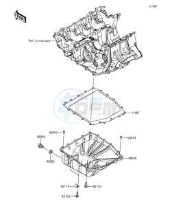 NINJA ZX-6R ZX636EGF FR GB XX (EU ME A(FRICA) drawing Oil Pan