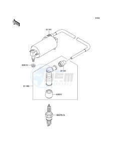 KLF300 KLF300B6F EU GB drawing Ignition System