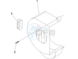 Liberty 50 2t Sport (UK) UK drawing Flywheel magneto cover - Oil filter