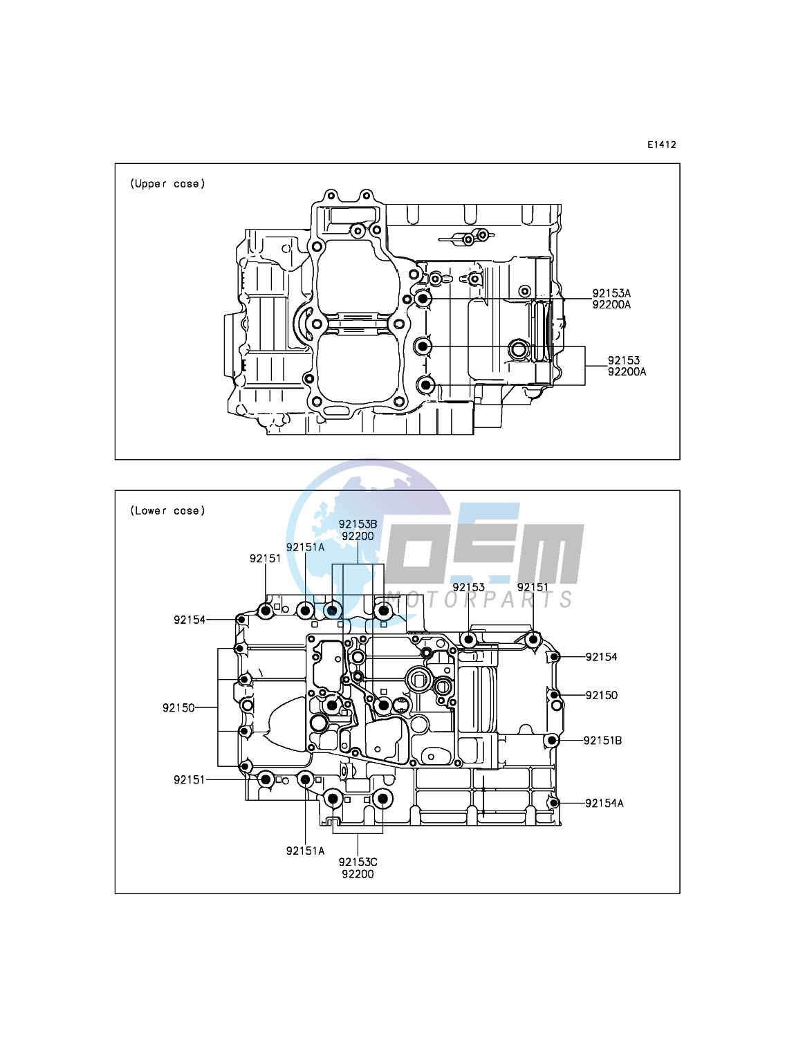 Crankcase Bolt Pattern