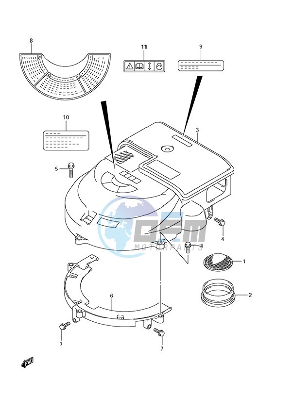 Silencer/Ring Gear Cover