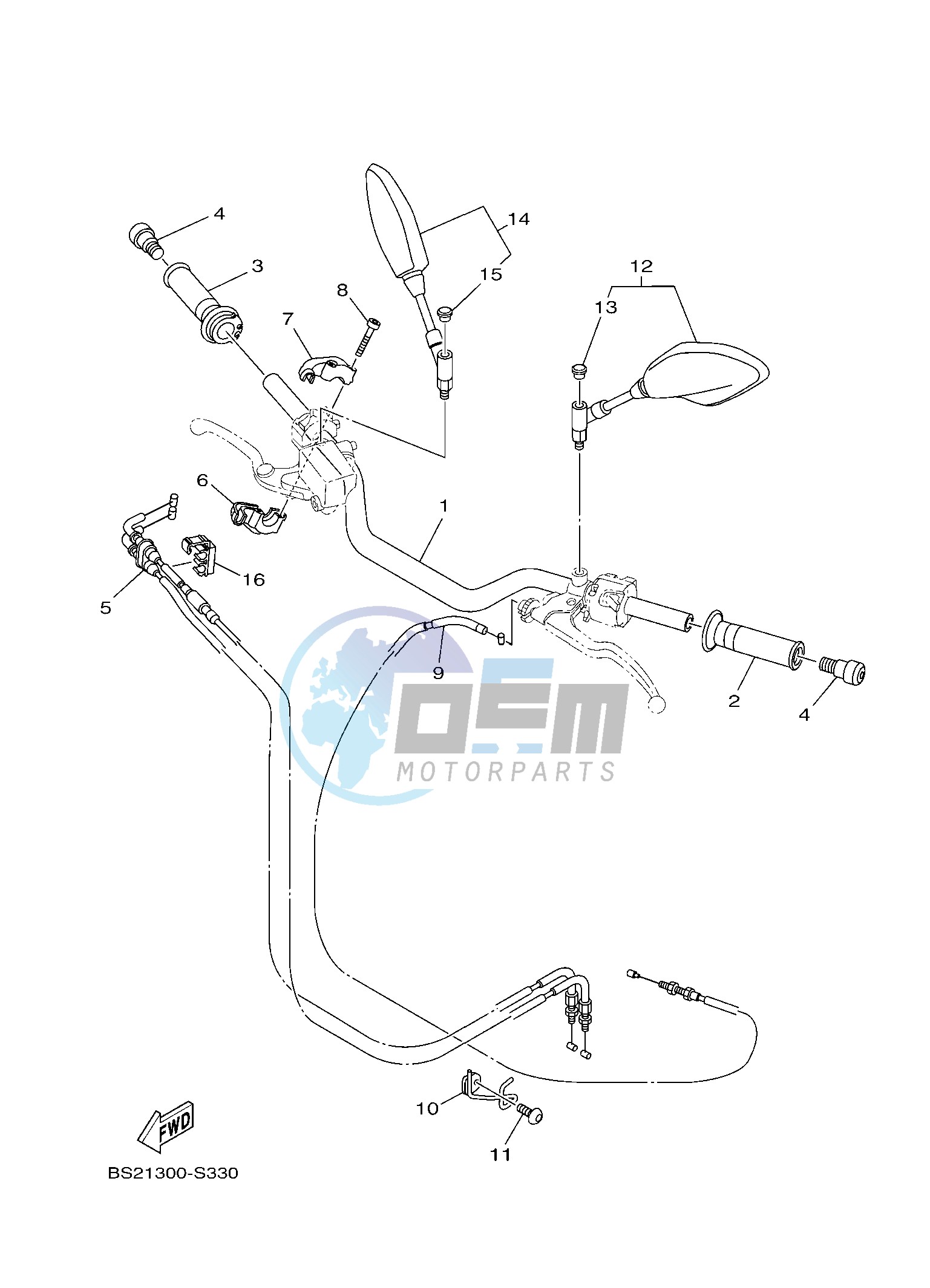 STEERING HANDLE & CABLE