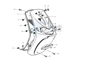 Zip 50 SP drawing Front Shield