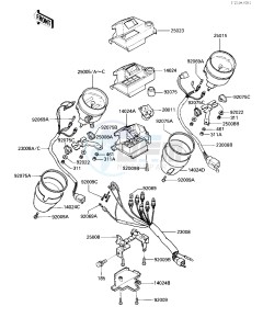 VN 750 A [VULCAN 750] (A2-A5) [VULCAN 750] drawing METER-- S- -