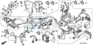 VT750C9 Korea - (KO / MK) drawing WIRE HARNESS