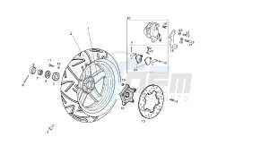 GP1 - 125 CC VTHPS1A1A EU2 drawing REAR WHEEL