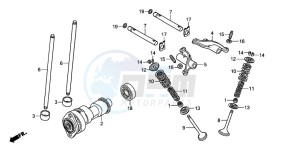 TRX500FPE drawing CAMSHAFT