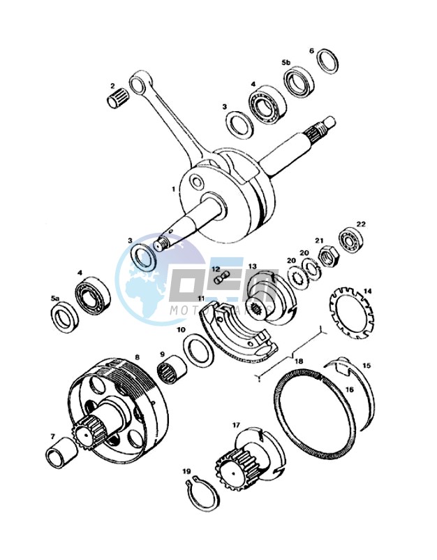 Crankcase-cylinder-piston