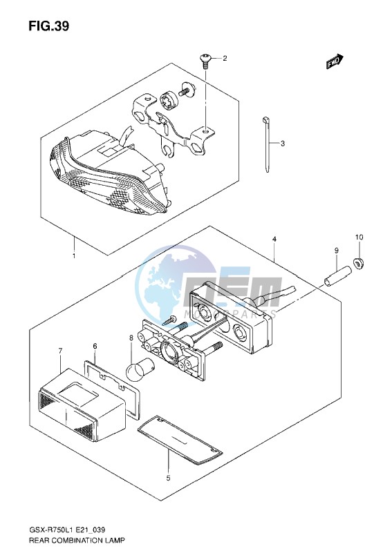 REAR COMBINATION LAMP