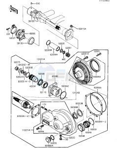 ZL 600 A [ZL600 ELIMINATOR] (A1-A2) drawing DRIVE SHAFT_FINAL GEARS