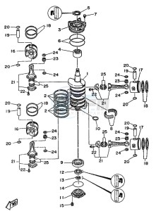 115B drawing CRANKSHAFT--PISTON