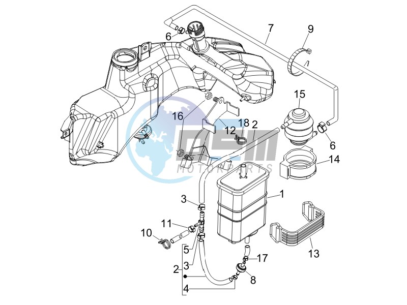 Anti-percolation system