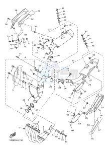 YZF-R1 YZF-R1M 998 R1 (2SG1 2SG2) drawing EXHAUST